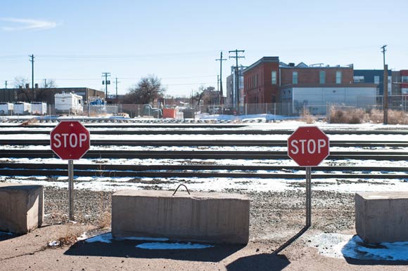The RiNo Art District is remarkably cut off from much of Denver's pedestrians and bicyclists by a plethora of railroads.