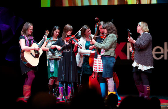 The WaterGirls perform at TEDxMileHigh talks in 2013.