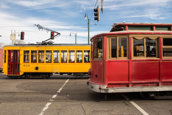 South Main Arts District trolley lines.