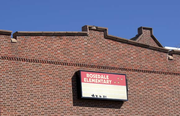 Rosedale Elementary School has been vacant for nearly a decade and is in need of a lot of work.