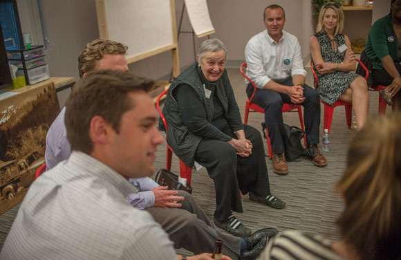 Preservationist Dana Crawford speaks at CityMixer Vol. 2.