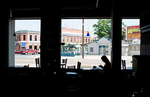 Coffee at the Point is one of Welton Street's thriving businesses.