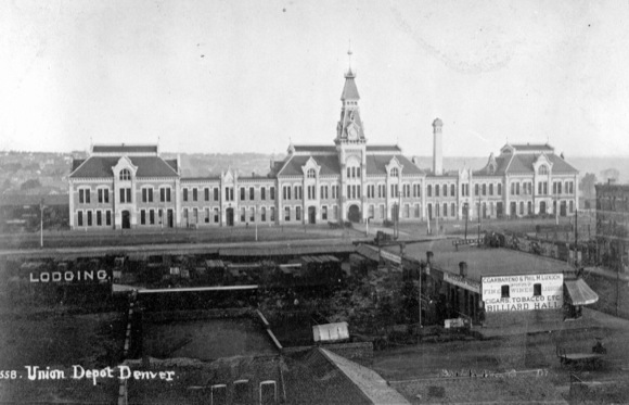 The original Union Station at 17th and Wynkoop opened in 1881.