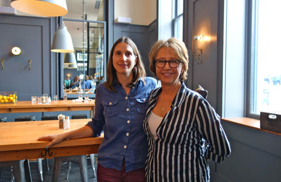 Leila Schwyhart (left) and Sarah Semple Brown.
