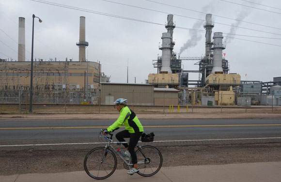 The riverfront remains largely industrial in Denver city limits.