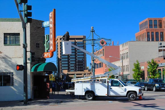 Totten not only works with Save the Signs when he can, he also talks with some of the business or building owners where classic neon signs are located and offers to restore or take the signs down.