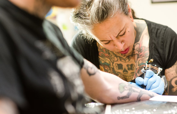 Denver tattoo parlor gives fan free Nuggets tattoo  Business   denvergazettecom