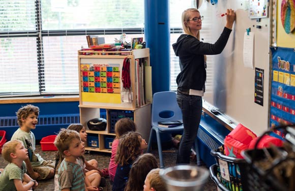 Cutting-edge curriculum at the Auraria Early Learning Center prepare students for elementary school.