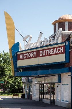 Built in 1923, the Federal Theater is one of numerous historic buildings on the street.