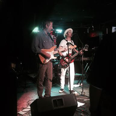 Andy Monley of Jux County joins Jim Nasi at 3 Kings during the 40th Day reunion.