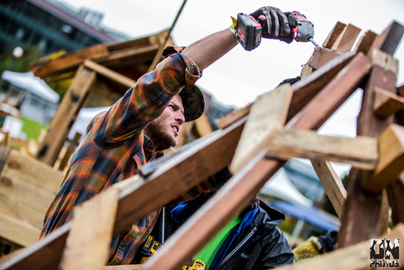 The live build-off spans both days of the event.