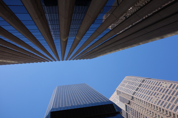 Skyscrapers at 18th and California.