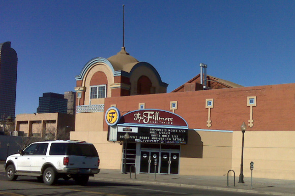 The Fillmore Auditorium, formerly the Mammoth Roller Skating Rink.