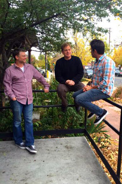 Tetzeli (center) with 7S co-founders Alex Brahl (left) and Brian Schwartz (right).