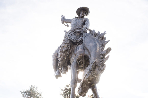 "The Bronco Buster," by Alexander Phimister Proctor (1920).