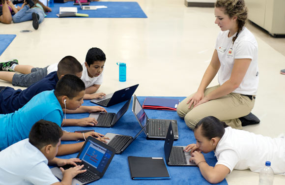 City Yearhas been placing recent college graduates into the school's classrooms.