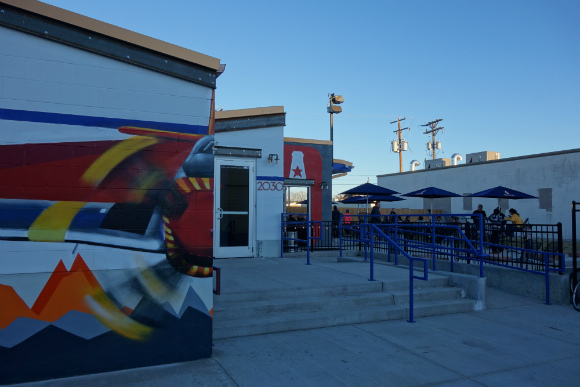 The brewery is breathing life into an industrial area in south Denver.