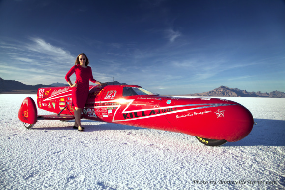 Eva Håkansson built the KillaJoule, the world's fastest electric motorcycle, in Denver. 