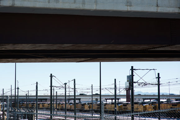 On any given day over 40 trains lumber through Denver.