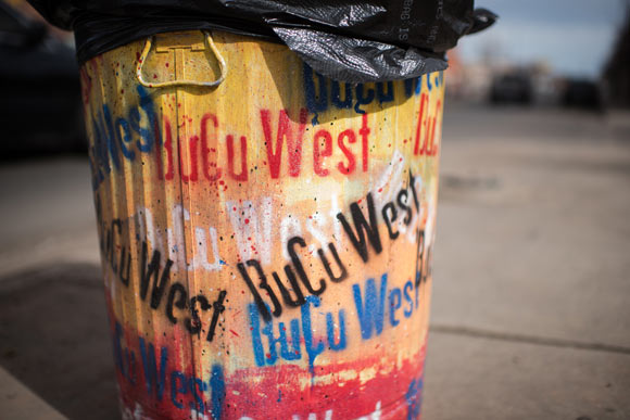 In 2007, BuCu West Development Association organized a public art initiative that has aimed to replace graffiti with colorful artwork. 