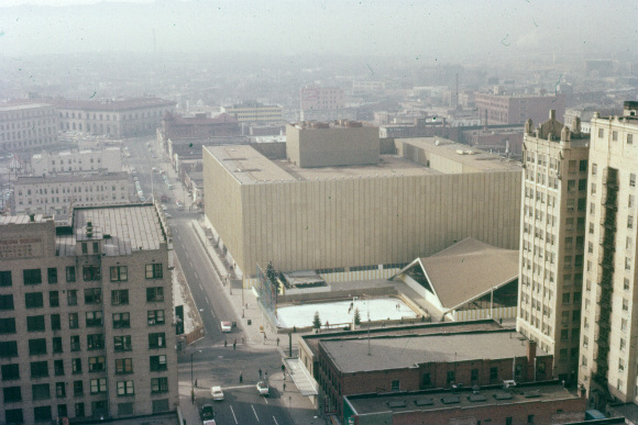 Designed by I.M. Pei, Zeckendorf Plaza was completed in 1960.