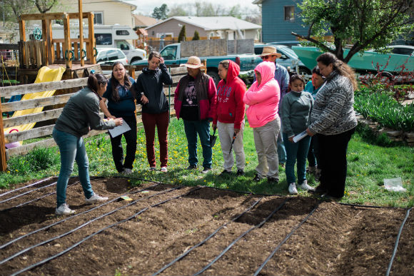 Re:Vision helped educate locals on backyard farms, or "promotoras."