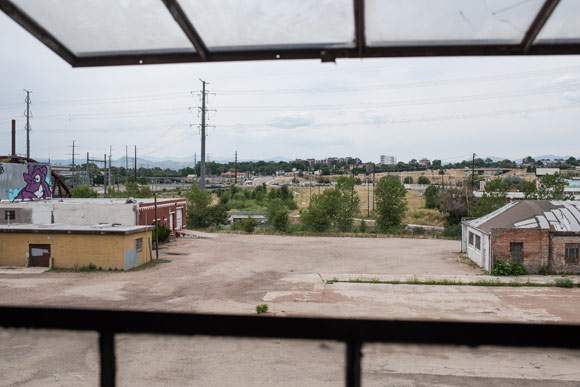 The large courtyard will eventually be developed.