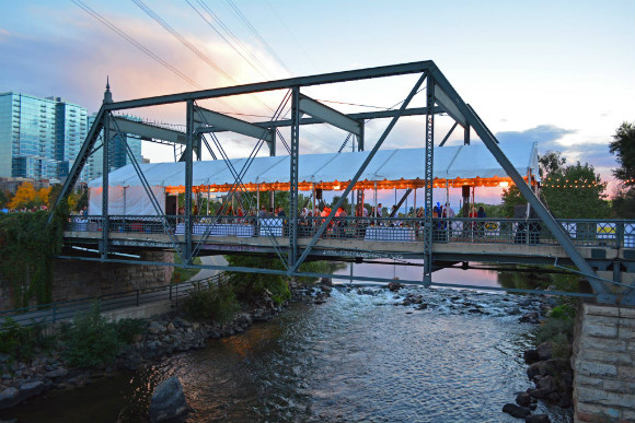 The Historic 19th Street Bridge is an apt venue.