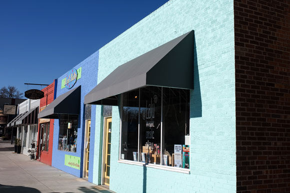 Updated storefronts paint a nice face on gentrification.