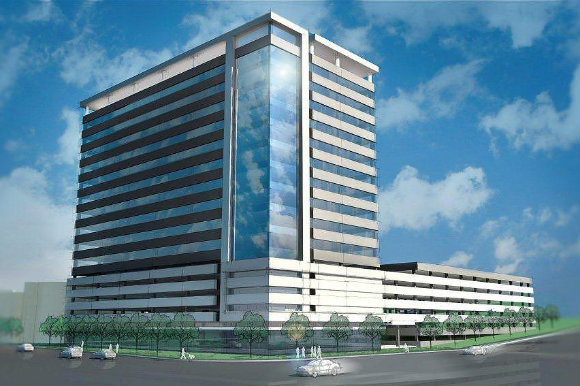 The 318,000-square-foot office building opens in early 2017.