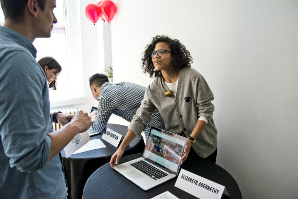 A job fair at General Assembly.