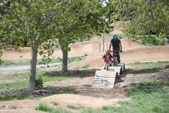 Denver Parks and Recreation opened a $1.8 million, 7.5-acre mountain bike area at Ruby Hill Park in the summer of 2016.