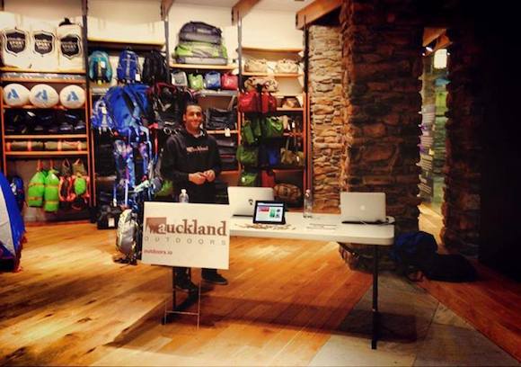 Auckland Outdoors demo at Eddie Bauer.