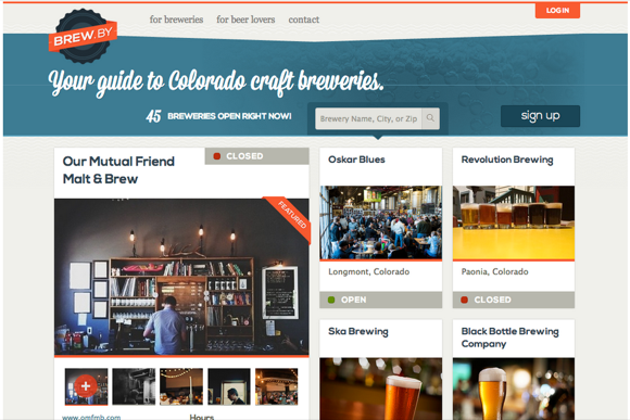 Brew.by's home page.