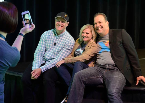 Denver Startup Week organizers stop for a quick picture.