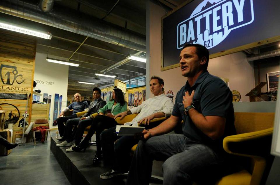 BWBacon's Dave Bacon speaks at a Denver Startup Week session in 2013.