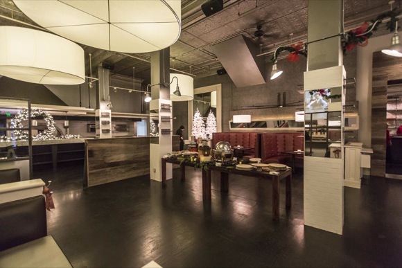 Inspirato's ground floor converts to an event space nights and weekends.