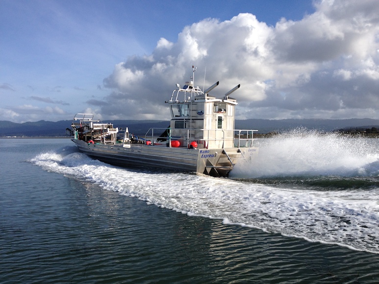 NAMJet powered boat