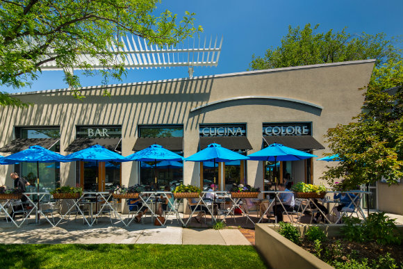 There's a new wraparound patio on Third Street.